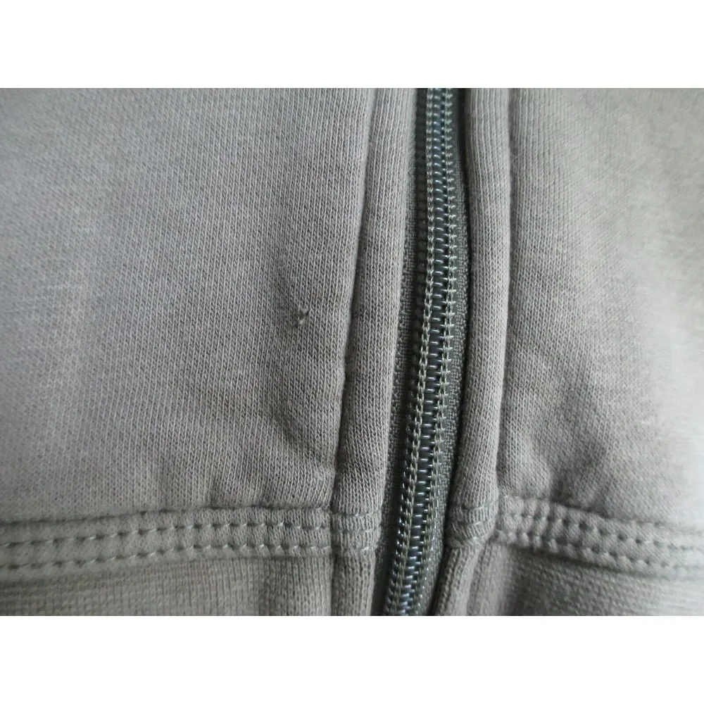 Nike Sweater Womens Extra Large Green Hooded Spell Out Zip Swoosh Casual Ladies*